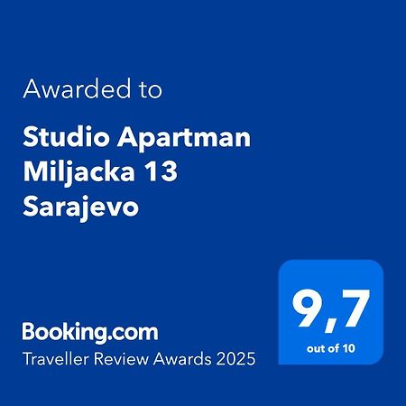 Studio Apartman Miljacka 13 塞拉耶佛 外观 照片